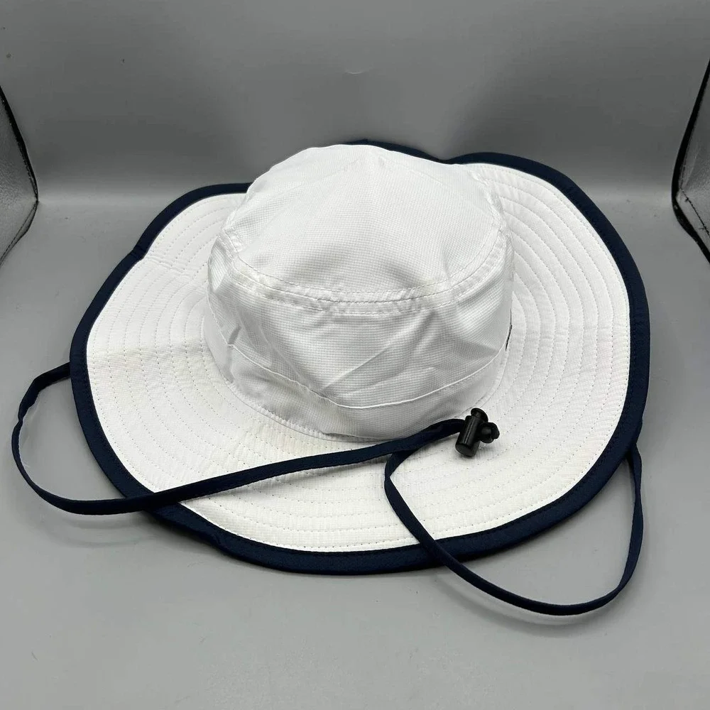 The Game Hat Men White Blue Blank Plain‎ Ultralight Boonie Cap New